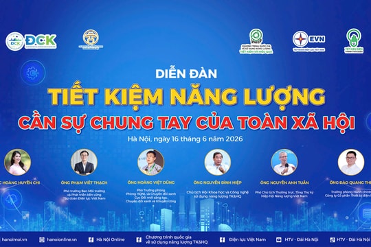 Tiết kiệm năng lượng cần sự chung tay của toàn xã hội