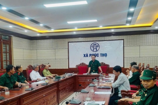 Hội Cựu chiến binh xã Phúc Thọ phát huy phẩm chất Bộ đội Cụ Hồ trong giai đoạn mới