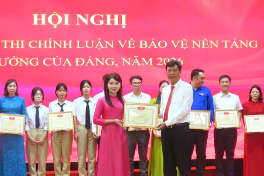 Xã Thiên Lộc tổng kết Cuộc thi Chính luận bảo vệ nền tảng tư tưởng của Đảng