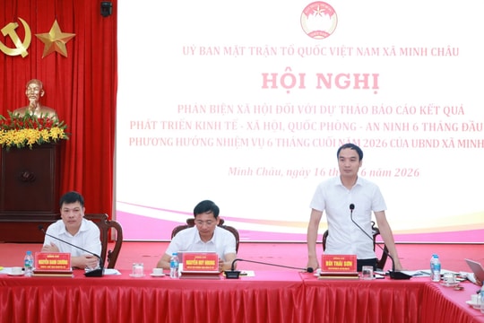 Minh Châu: Lắng nghe phản biện, nâng cao chất lượng công tác lãnh đạo, điều hành