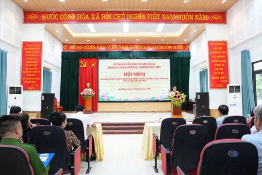 Xã Sơn Đồng quyết tâm xây dựng địa bàn không ma túy