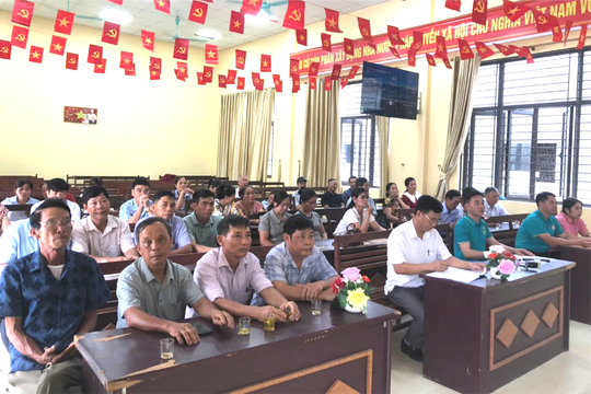 Hội Nông dân xã Hồng Sơn sơ kết công tác Hội và phong trào nông dân 6 tháng đầu năm 2026