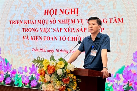 Xã Trần Phú dự kiến sắp xếp từ 32 giảm còn 15 thôn