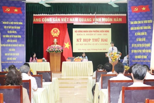 HĐND phường Kiến Hưng quyết nghị nhiều giải pháp phát triển 6 tháng cuối năm