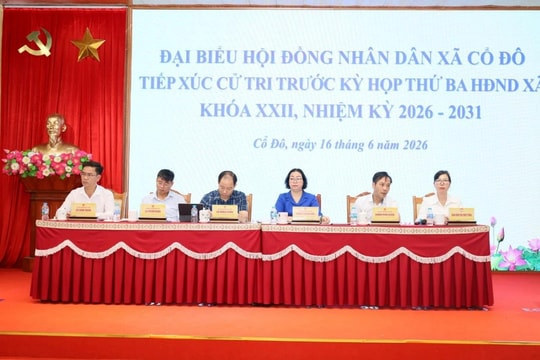 Cử tri xã Cổ Đô đề nghị đẩy nhanh cấp sổ đỏ và nâng cấp giao thông nội đồng