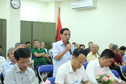 Cử tri phường Phú Thượng đề nghị đẩy nhanh các dự án hạ tầng