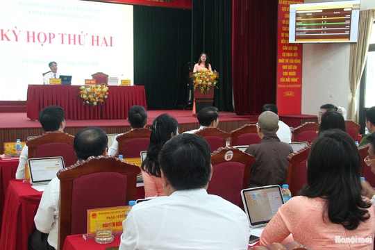 HĐND xã Vĩnh Thanh: Đi đến cùng vấn đề chất vấn, bảo đảm quyền của cử tri và trách nhiệm của đại biểu