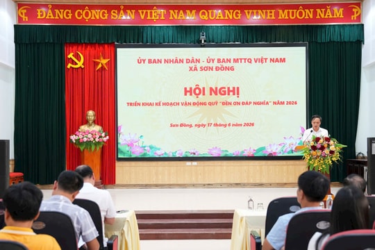 Xã Sơn Đồng: Chung tay chăm lo người có công từ Quỹ “Đền ơn đáp nghĩa”