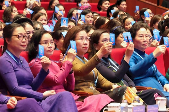 789 đại biểu chính thức tham dự Đại hội đại biểu Phụ nữ toàn quốc lần thứ XIV