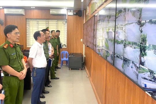 Ra mắt Trung tâm Camera giám sát an ninh trên địa bàn phường Việt Hưng