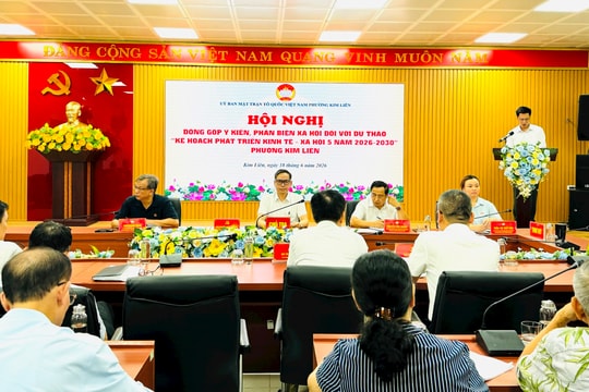 Phường Kim Liên: Phản biện Dự thảo Kế hoạch phát triển kinh tế - xã hội giai đoạn 2026-2030