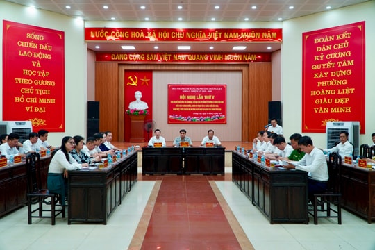 Phường Hoàng Liệt tập trung thực hiện hiệu quả công tác 6 tháng cuối năm 2026