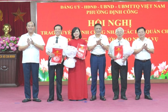 Phường Định Công nâng cao hiệu quả hoạt động Mặt trận và các đoàn thể