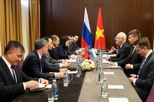 Thủ tướng Chính phủ Lê Minh Hưng tiếp Tổng Giám đốc Quỹ Đầu tư trực tiếp Nga Kiril Dmitriev