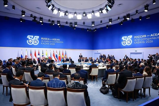 Hội nghị Cấp cao Kỷ niệm 35 năm quan hệ ASEAN-Nga: Đẩy mạnh hợp tác toàn diện, hiệu quả và thực chất, đóng góp tích cực hơn vào hòa bình, an ninh, ổn định và phát triển