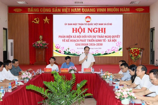 Xã Cổ Đô: Đóng góp ý kiến phát triển kinh tế - xã hội giai đoạn 2026 - 2030
