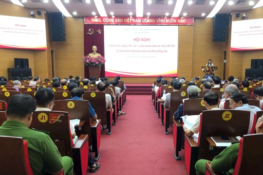 Phường Đống Đa triển khai lấy ý kiến nhân dân về sắp xếp tổ dân phố