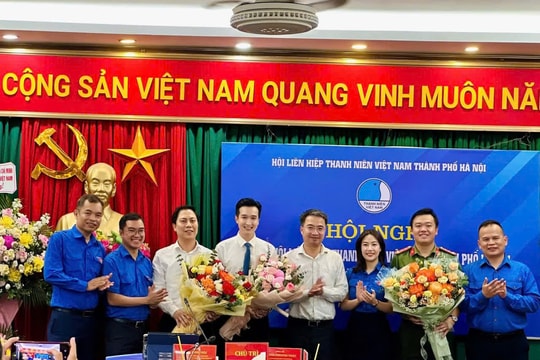 Anh Đào Đức Việt được cử giữ chức Chủ tịch Hội LHTN Việt Nam thành phố Hà Nội