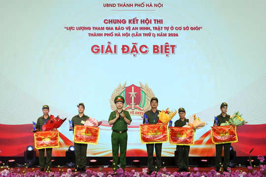 Sôi nổi chung kết Hội thi “Lực lượng tham gia bảo vệ an ninh, trật tự ở cơ sở giỏi”