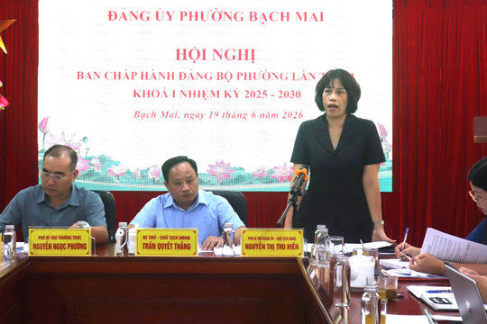 Phường Bạch Mai tháo gỡ 5 "điểm nghẽn" với sản phẩm, mốc tiến độ cụ thể