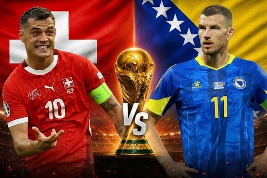 World Cup 2026: Thắng đậm Bosnia & Herzegovina, Thụy Sĩ vươn lên dẫn đầu bảng A