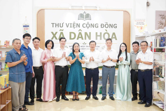 Ra mắt Thư viện cộng đồng xã Dân Hòa