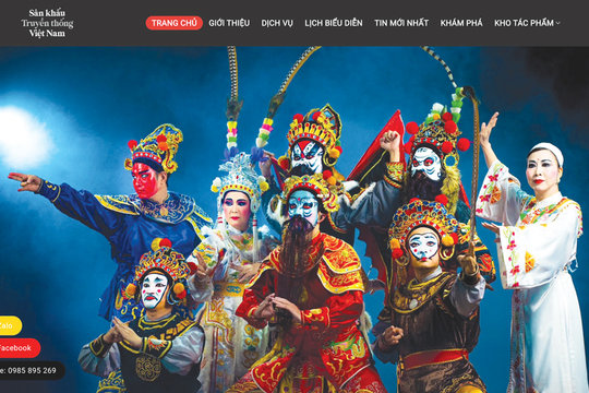 Sân khấu chuyển mình trên không gian số