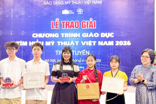 Học sinh Hà Nội giành giải Nhất chương trình “Tìm hiểu mỹ thuật Việt Nam năm 2026”