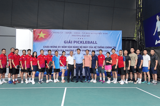 Khai mạc Giải Pickleball phường Đại Mỗ