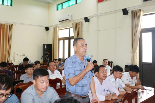 Xã Trần Phú tăng cường lắng nghe, giải quyết vướng mắc về thủ tục hành chính