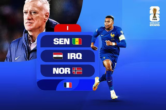 Lịch thi đấu World Cup 2026 ngày 27-6