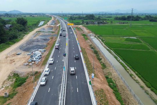 Sẽ thu phí các dự án thành phần cao tốc Bắc-Nam phía Đông từ ngày 15-7