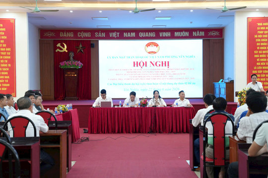Phường Yên Nghĩa: Góp ý nâng cao hiệu quả quản lý đô thị, phát triển kinh tế - xã hội