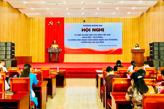 Phường Hoàng Mai: Trang bị kỹ năng bảo vệ gia đình trước các nguy cơ thời công nghệ cao
