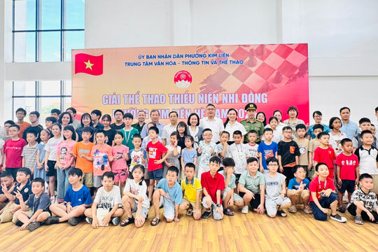 Khai mạc Giải thể thao thiếu niên, nhi đồng phường Kim Liên hè 2026