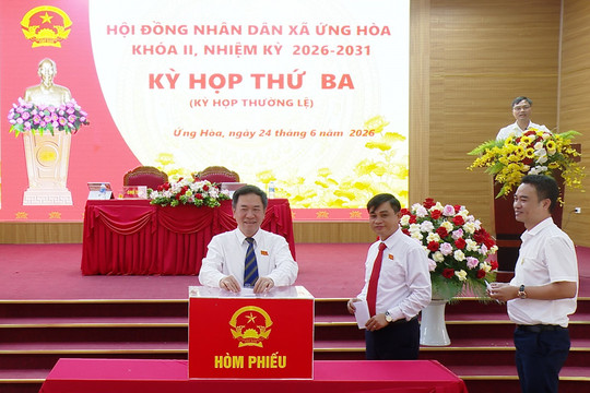 Tổng thu ngân sách xã Ứng Hòa ước đạt 649,5 tỷ đồng