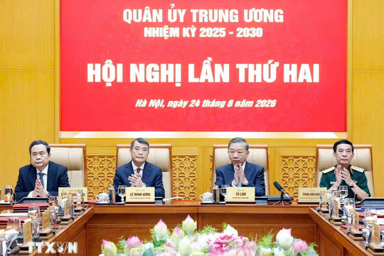 Tổng Bí thư, Chủ tịch nước Tô Lâm chủ trì Hội nghị Quân ủy Trung ương nhiệm kỳ 2025 - 2030 lần thứ hai