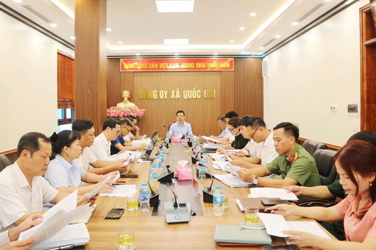 Quốc Oai tăng tốc giải phóng mặt bằng và giải ngân đầu tư công