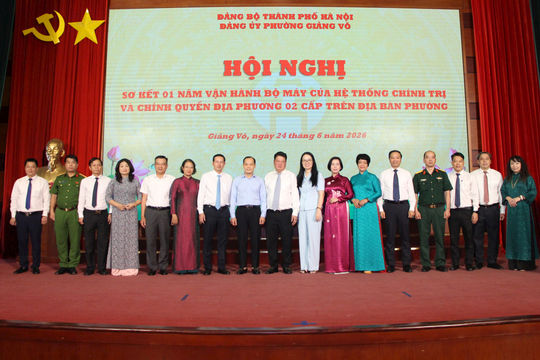 Phường Giảng Võ: Vận hành thông suốt, hiệu quả chính quyền địa phương hai cấp