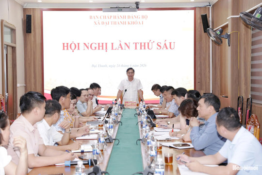 Đảng bộ xã Đại Thanh đánh giá toàn diện kết quả 6 tháng đầu năm 2026