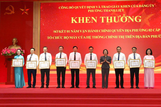 Phường Thanh Liệt sơ kết 1 năm vận hành chính quyền địa phương hai cấp