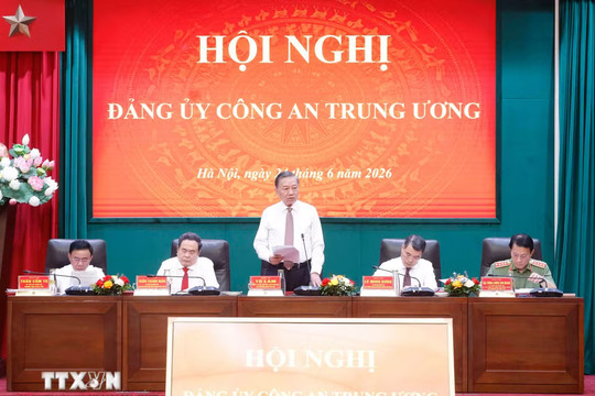 Tổng Bí thư, Chủ tịch nước Tô Lâm dự Hội nghị Đảng ủy Công an Trung ương