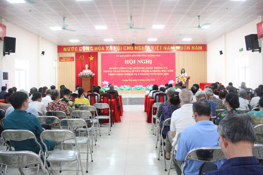 Phường Tương Mai: Công tác quân sự, quốc phòng đạt nhiều kết quả tích cực