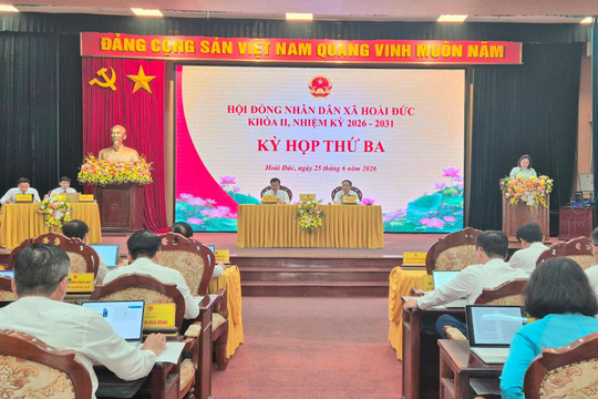 HĐND xã Hoài Đức họp kỳ thứ 3 quyết định nhiều nội dung quan trọng