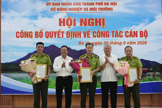 Ông Đỗ Hữu Thế tiếp tục làm Giám đốc Vườn quốc gia Ba Vì