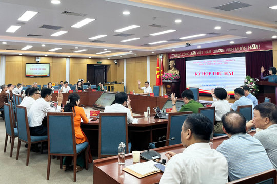 HĐND phường Ô Chợ Dừa quyết nghị nhiều nội dung quan trọng
