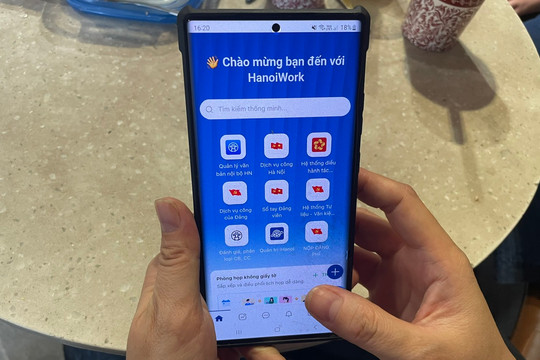 Đề xuất đưa nền tảng HanoiWork triển khai chính thức