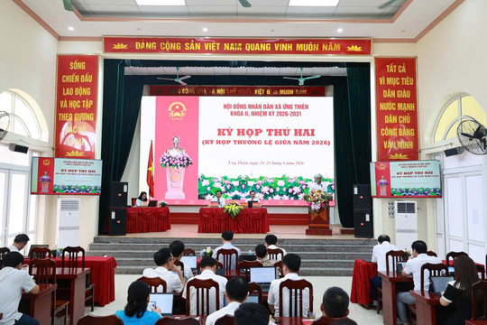 Xã Ứng Thiên thông qua đề án sắp xếp thôn, tinh gọn bộ máy cơ sở