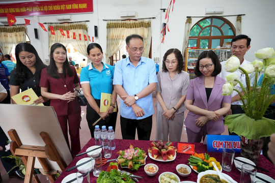 Sôi nổi, ý nghĩa hội thi “Bữa cơm gia đình ấm áp yêu thương” xã Đan Phượng