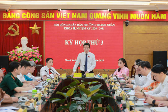 HĐND phường Thanh Xuân thông qua nhiệm vụ trọng tâm 6 tháng cuối năm 2026